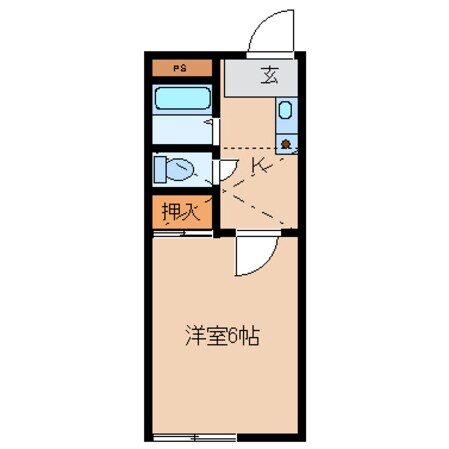 ソレアード六丁目の物件間取画像